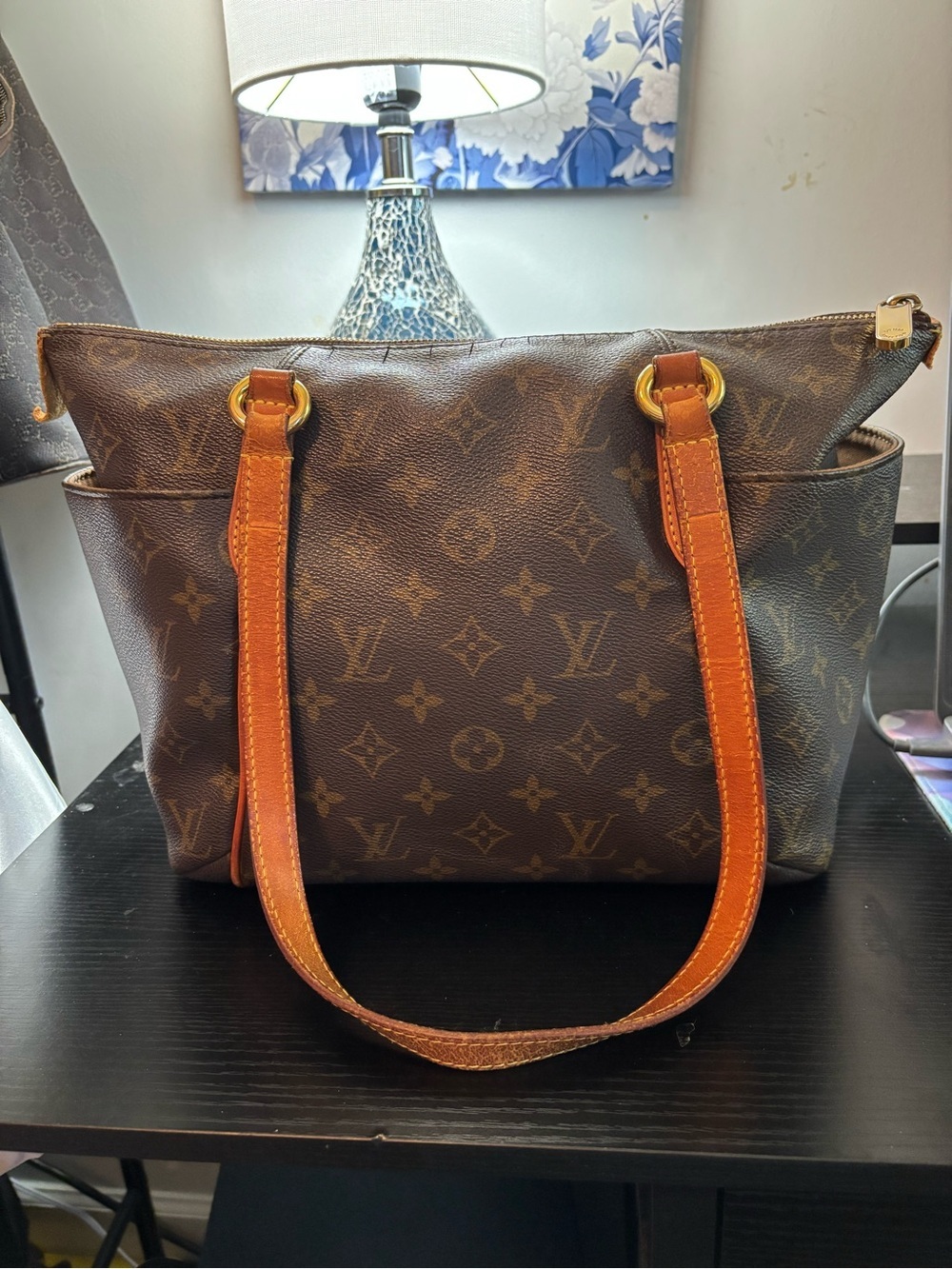Authentic Louis Vuitton Monogram Totally PM Tote Shoulder Bag Discontinued